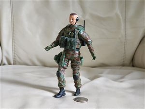 Hard plastic toy Special Force soldier toy articulated body gifts