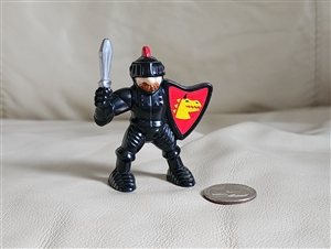 Collectible Fisher Price 1995 Black Knight figure McDonalds