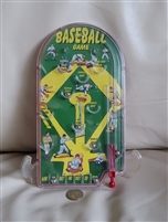 Schylling baseball handheld pinball game 2006 retro edition with red spring plunger travel companion