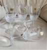 preowned vintage luminarc verrerie d arques crystal goblets set of 4 wine glasses
