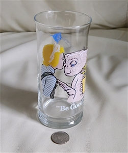 ET Be Good Pizza Hot 1984 tall drinking glass