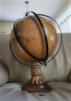 Rotating World Globe Government of India 2008