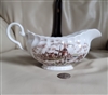 Johnson Brothers Tulip Time ironstone gravy boat with windmills and tulips made in England