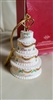 Lenox 2009 Our First Christmas ivory porcelain cake ornament with original box