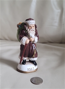 Santa Claus 1917 style holiday Christmas home decor vintage holiday season collectible