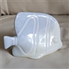 Pastel colors exotic fish porcelain home decorative display, Nautical home decor.