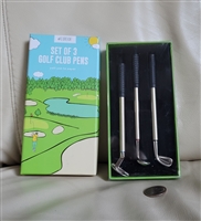 Golf club set of 3 pens by Eureka office accessory