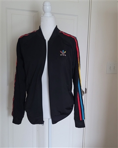 2016 adidas jamaica rasta soccer culture track jacket big logo sportswear