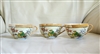 Eggshell porcelain teacups set Japan birds decor elegant collectible home decor table serving accessories
