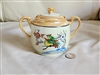 Lidded sugar bowl lustreware porcelain Japan collectible vintage kitchen accessories