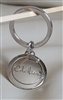 preowned cole haan signature silver tone key ring purse charm