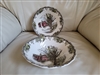 Johnson Brothers Friendly Village Autumn Mists ironstone round serving bowls pair made in England