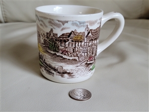 Johnson Brothers Heritage Hall Colonial Overhang ironstone mug made in England