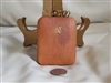 Brown leather Key Trainer by Buxton unisex accessories