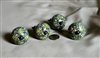 Vintage round porcelain porcelain door knobs 
In hand painted floral decor home decor