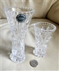 Lenox Fine Crystal and Czechoslovakia Republic vintage set of 2 vases