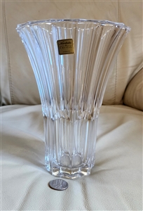 Noritake Fine Crystal large vase Germany elegant vintage home decor and gift idea