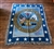 US Department of the Army 1775 woven tapestry throw blanket with Northwest Hospice tribute and fringed edges