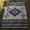 Vintage Southwestern Pattern Colorful Fleece Throw Blanket
