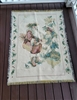 Tapestry Blanket Christmas Santa Hallmark Cards elegant collectible textile holiday season decor and gifts