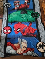 AVENGERS 91" Long soft two sided blanket Marvel