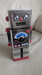 TIn ROBOT modern money bank piggy bank storage