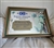Vintage Barton and Guestier BG Fine French Wine framed mirror advertising The Chardonnay Grape for bar decor