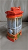 Ceramaster Japan vintage porcelain train trolley bank model 920 orange blue