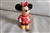 Vintage Minnie Mouse vinyl coin bank Walt Disney Productions Made in Hong Kong red polka dot dress no bottom cover