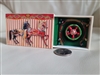 Music box Mr Christmas Matchbox Melodies porcelain animated carousel in original 6 by 4 and 3/8 inch box playing As Time Goes By