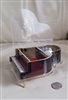 Clear piano Sankyo Japan music box trinket collectible vintage romantic gifts home decor