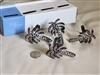 Tropical themed metal napkin holders in set of 4 by Studio Nova