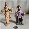 Vintage Fontanini spider mark tall king figurine and Italian Joseph nativity figure