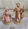 Fontanini Simonetti 1991 Mary and Joseph figures in earth tone colors collectible