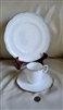 Noritake Hermitage porcelain dinner plate bread plate and flat cup set preowned