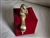 Brass drummer bear stocking holder holiday decor and gift idea fireplace ledge accessory