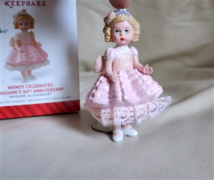 Hallmark 2014 Madam Alexander ornament 90th Anniversary celebration doll