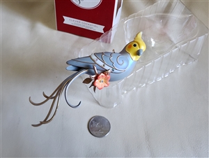 Hallmark Keepsake 2019 ornament Clever Cockatiel Christmas tree decor