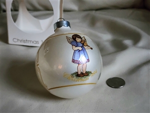 Preowned 1994 Schmid Berta Hummel Heavenly Melody glass Christmas ornament