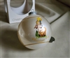 Preowned 1994 Schmid Berta Hummel Heavenly Melody glass Christmas ornament with box Angel's Light