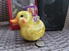 Radko Sparkle Bright glass duck Christmas tree decor or any day display ornament