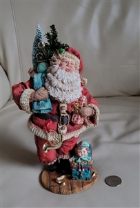 Department 56 retired In The Spirit Santa figure collectible vintage home decor and holiday season gifts.