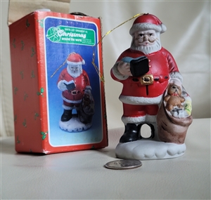 Christmas Around the World Santa  ornament