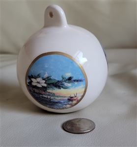 Florida Riverboat M Moran porcelain ornament collectible home decor