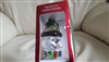 Handcrafted vintage glass snowman Christmas ornament by Christmas House featuring painted details in original packaging