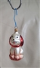 Collectible glass dog ornament Christmas decor collectible holiday season decor