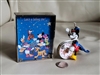 Disney Mickey Drummer 1997 and Walts 100s games Christmas display and ornaments home decor