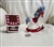 Handmade aesthetic Christmas ornaments kitsch decor rocking horse and house