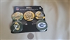 green bay packers 2011 nfl two inch button set of five sports memorabilia