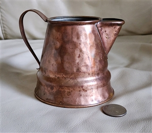Collectible Gregorian copper small teapot vase home decor